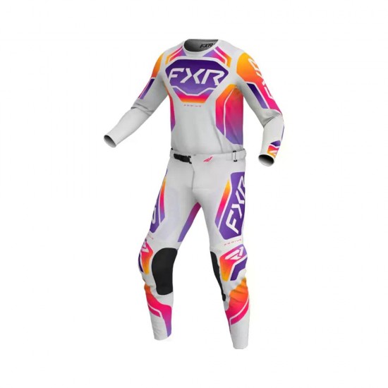 Pantaloni FXR Podium Relay MX26 Grey Purple Tang