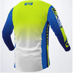 Tricou FXR Podium Pro MX Blue Fluo Yellow Tricou FXR Podium Pro MX Blue Fluo Yellow