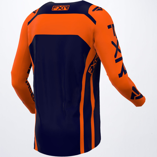 Tricou FXR Off-Road Black Midnight Orange