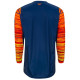 Tricou Fly Racing Kinetic Wave Orange Navy