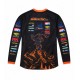 Tricou black orange ktmexc.ro