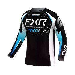 Tricou FXR Clutch Pro MX26 Black Blue White