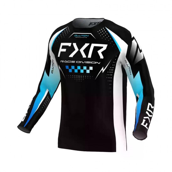 Tricou FXR Clutch Pro MX26 Black Blue White