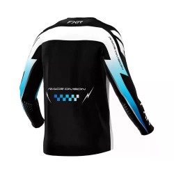 Tricou FXR Clutch Pro MX26 Black Blue White
