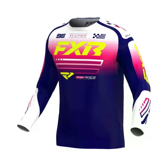 Tricou FXR Clutch MX26 Navy Razz White
