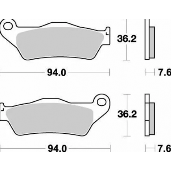 Placute frana fata KTM 125/530 98-25 Moto-Master 12 Nitro