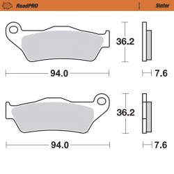 Placute frana spate KTM 890/1290 Moto Master RoadPRO Sinterizate cod OEM 50313030000 Placute frana spate KTM 890/1290 Moto Master RoadPRO Sinterizate cod OEM 50313030000