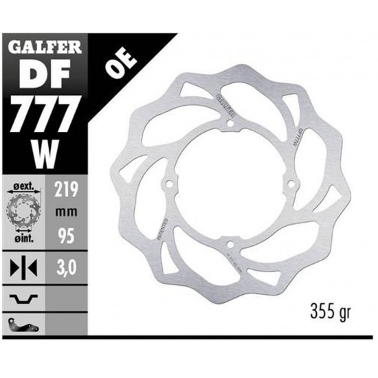 Disc Frana Fata KTM 85 SX 07-20 Galfer Wave