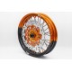 Set roti supermoto KTM 17X3.5 17X5 Orange Black XMoto