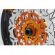 Set roti supermoto KTM 17X3.5 17X5 Orange Black XMoto