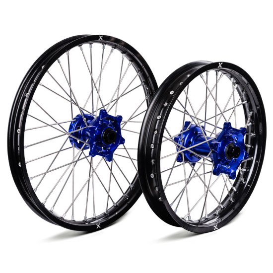 Set roti Husqvarna 16-22 21"+18" X-Grip Black Blue