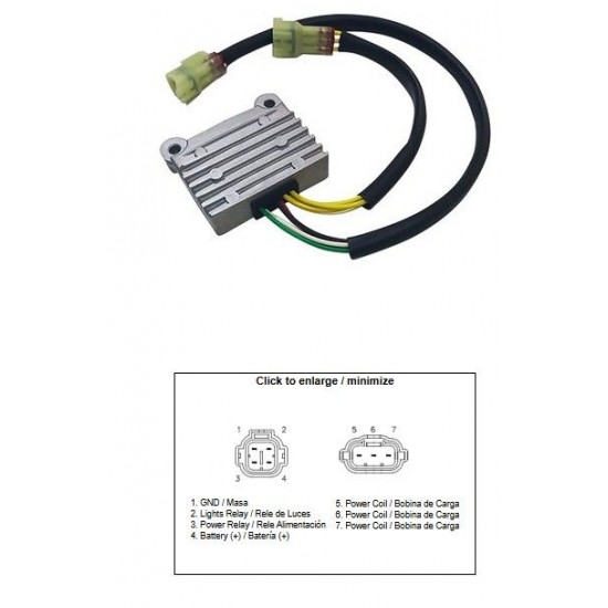 Regulator tensiune KTM/Husq 125/500 17-23 DZE 7961103000