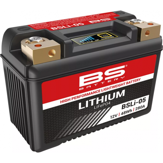 Baterie moto BS Lithium Ion 12.8V 4Ah 280cca 60Wh Baterie moto BS Lithium Ion 12.8V 4Ah 280cca 60Wh