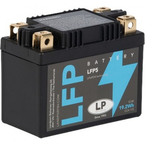 Baterie moto Landport Lithium Ion 19Wh 12.8V 1.6Ah Baterie moto Landport Lithium Ion 19Wh 12.8V 1.6Ah