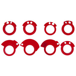 Mansoane lock-on RTech R20 Neon Red Mansoane lock-on RTech R20 Neon Red