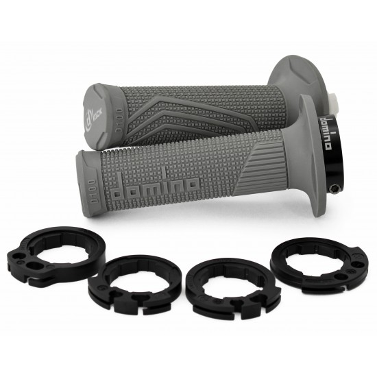 Mansoane lock-on KTM 150-501 98-25 2T/4T Domino D100 Grey