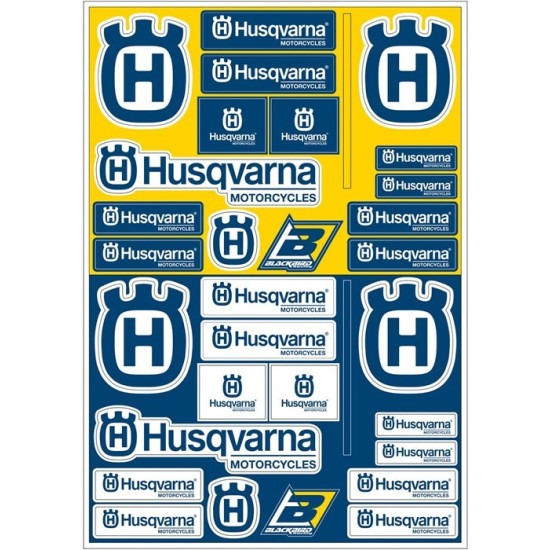 Kit stickere logo Husqvarna