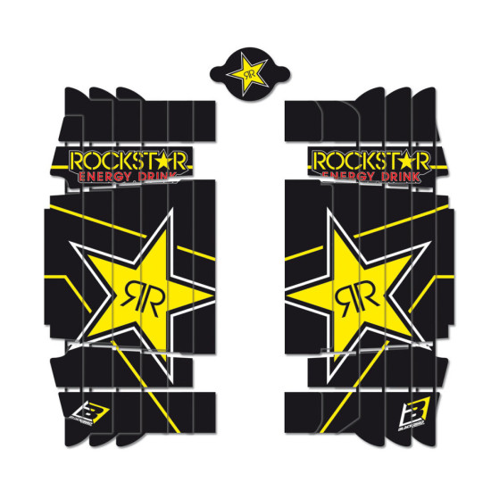Set stickere grilaje radiator Rockstar Husqvarna 17 Blackbird