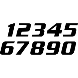 Race Number Blackbird One Series Nergu 20X25 cm Race Number Blackbird One Series Nergu 20X25 cm