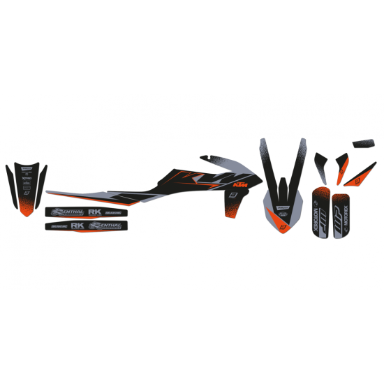 Kit stickere KTM 20-23 Blackbird Matt Black