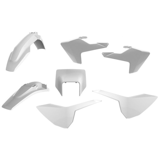 Kit plastice Husqvarna TE/FE 17-19 Polisport White