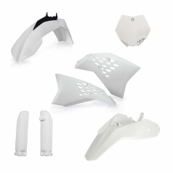 Kit complet plastice KTM SX 65 09-11 Acerbis White Kit complet plastice KTM SX 65 09-11 Acerbis White