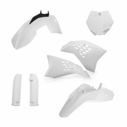 Kit complet plastice KTM SX 65 12-15 Acerbis White Kit complet plastice KTM SX 65 12-15 Acerbis White