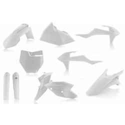 Kit complet plastice KTM SX 16-18 Acerbis White Kit complet plastice KTM SX 16-18 Acerbis White