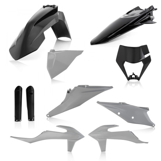 Kit complet plastice KTM 20-23 Acerbis Black Grey