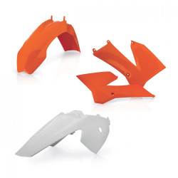 Kit plastice KTM 85 SX 06-12 Acerbis Orange White Kit plastice KTM 85 SX 06-12 Acerbis Orange White