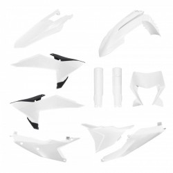 Kit complet plastice KTM EXC TBI 150/500 2026 Polisport White