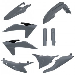 Kit plastice KTM 150/500 24-25 Polisport Grey Kit plastice KTM 150/500 24-25 Polisport Grey