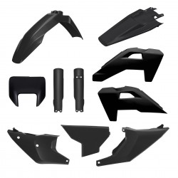 Kit complet plastice Husqvarna TE/FE 2026 Polisport Black Kit complet plastice Husqvarna TE/FE 2026 Polisport Black