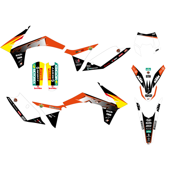 Kit stickere KTM 12-13 Blackbird Replica Trophy