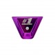 Placuta aluminiu montaj sa KTM 85/500 24-26 One Gripper Purple