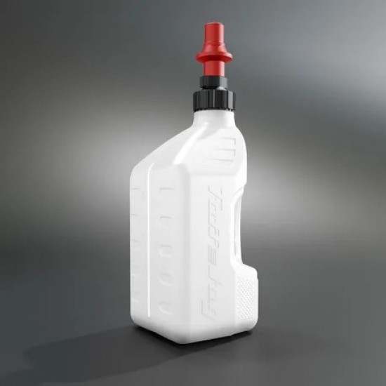 Canistra benzina Tuff Jug Gen3 White Red 10L 