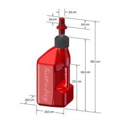 Canistra benzina TUFF JUG Gen3 Red 10L Canistra benzina TUFF JUG Gen3 Red 10L