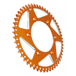 Pinion aluminiu KTM EXC/SX 150/530 98-26 RK 52dinti Orange Pinion aluminiu KTM EXC/SX 150/530 98-26 RK 52dinti Orange