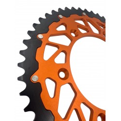 Pinion spate otel aluminiu KTM 125/530 00-25 Orange XMoto Pinion spate otel aluminiu KTM 125/530 00-25 Orange XMoto