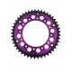 Pinion spate otel aluminiu KTM/Husq 125/530 14-25 Purple XMoto